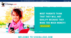 Desktop Screenshot of 123college.com